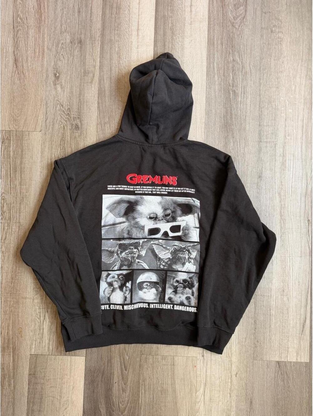 H&M Gremlins hoodie with graphic, size XL #movie #retro